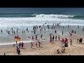 Lacanau la plage centrale fait le plein avec un weekend de mai trs chaud