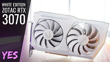 Best RTX 3070 with a White Aesthetic? (Zotac Twin Edge OC Review)