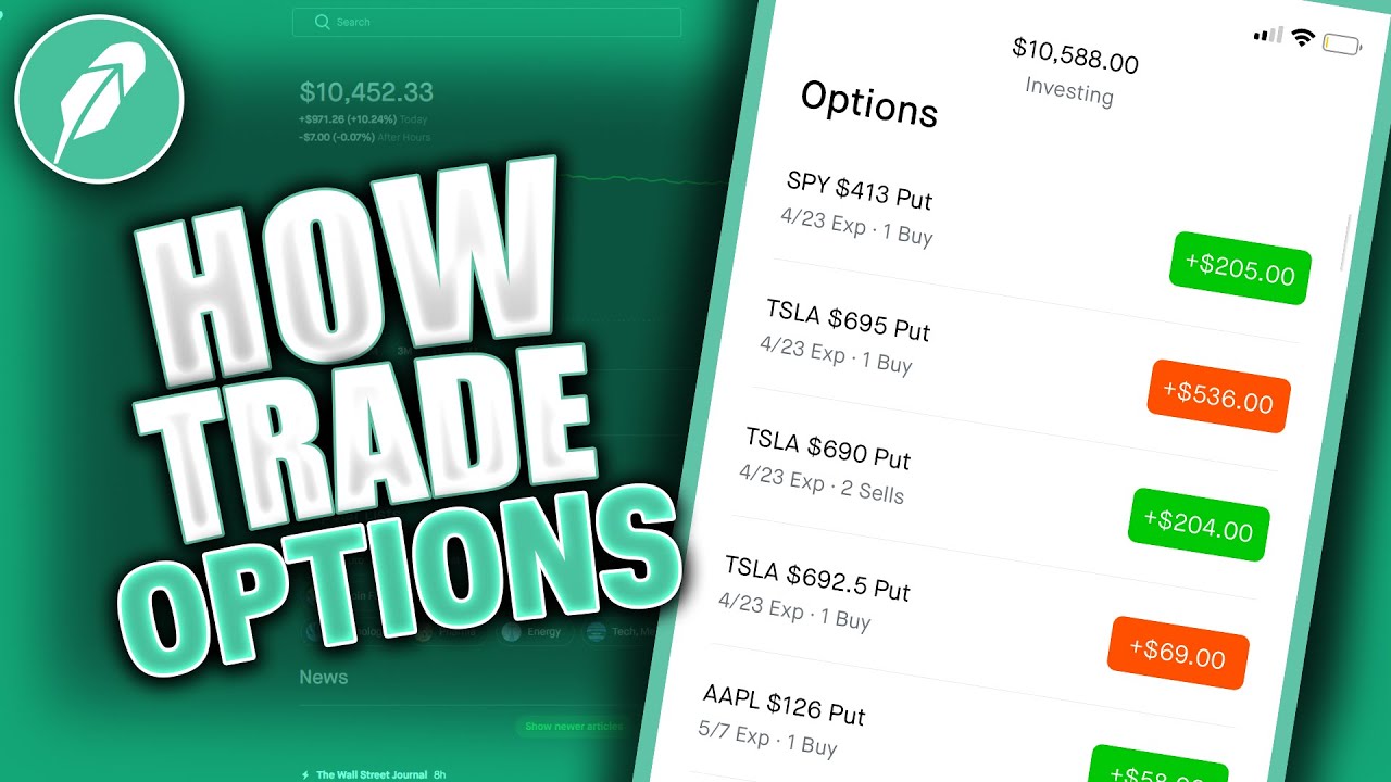 How To Trade Options - Robinhood Investing - Small Accounts Big Profits