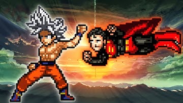 Goku Full OP(All Form) OP VS Superman OP in Jump Force Mugen