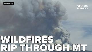 Wildfires continue to grow across western Montana evacuations underway