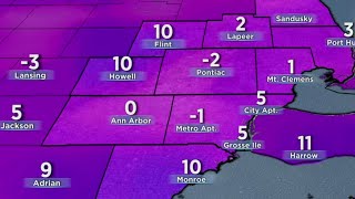 Thumbnail Metro Detroit weather forecast Jan. 31, 2023  -- 11 p.m. Update