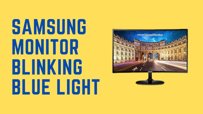 Sceptre Monitor Blinking Blue Lights