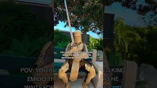 AURAFARM AT THE BUS STOP 🚌 #kingemiliothearmoredone #kingemilio #medieval #swaggersouls #breadboys