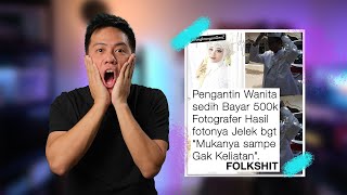 VIRAL!! Pengantin Wanita Sedih Bayar Photographer 500 RIBU! - Gw Jelasin Apa Yang Salah di Fotonya!