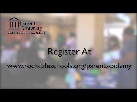 RCPS Parent Academy September 21, 2019
