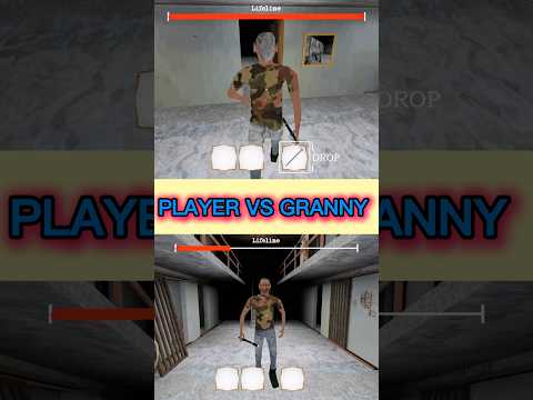 the twins Granny, Buck Vs player Jumpscare Scenes #granny #shorts #evolution