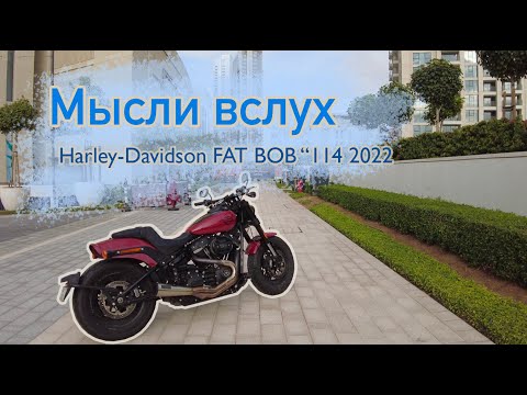 Мысли вслух: Harley-Davidson FAT BOB 114 2022. Не смотри это видео!!!