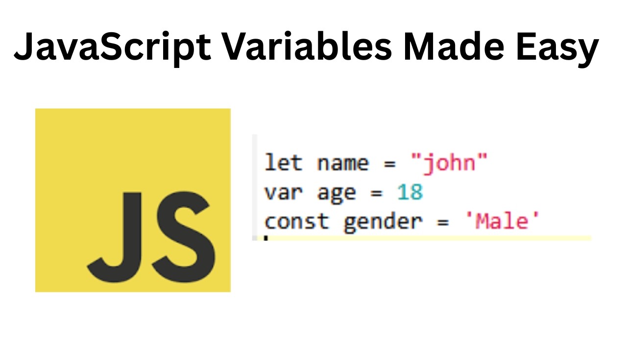 JavaScript Variables Explained (let, var, const) – Master Them Like a ...