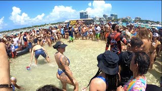 Miami Sandbar!! Crazy 4th of July 2021