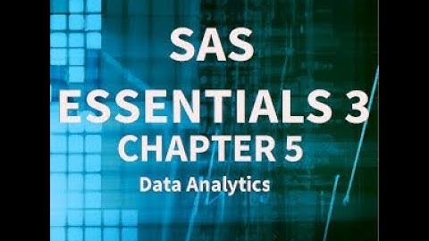 Chapter 5, Preparing to Use SAS Procedures, SAS Essentials, Alan Elliott, TITLES, PROCs, WHERE, etc