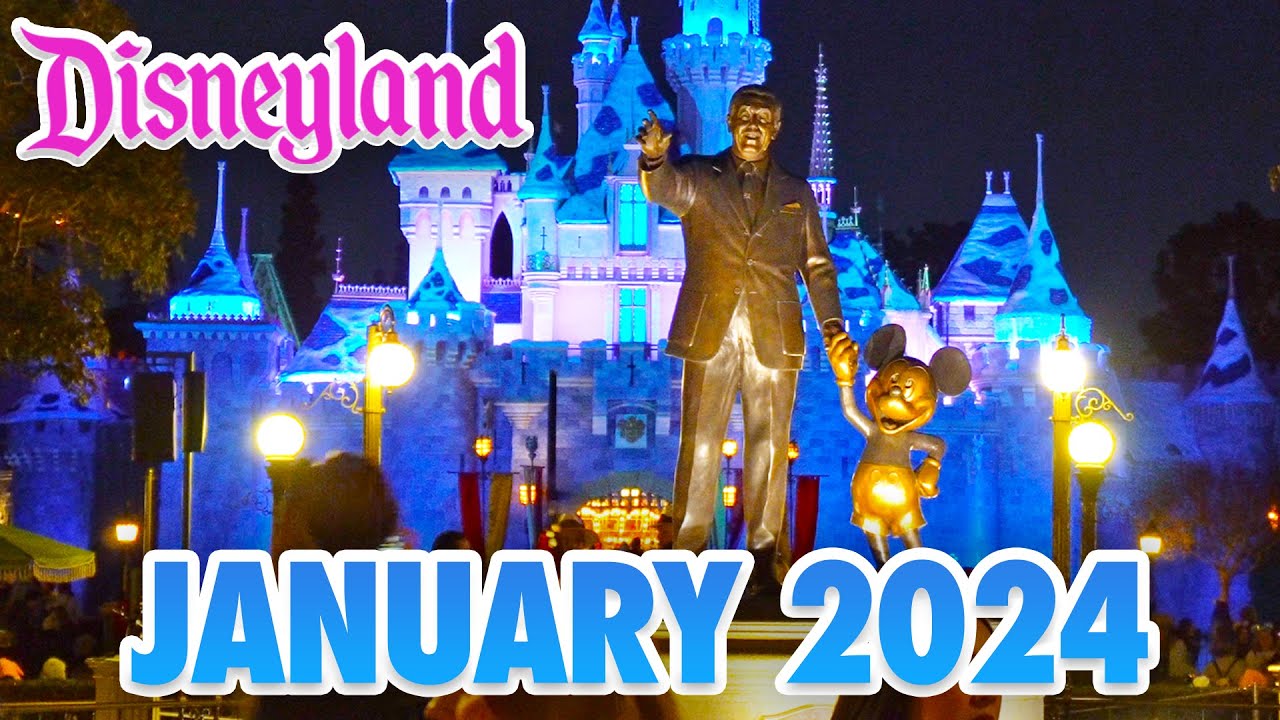 Disneyland Nighttime Walkthrough - January 2024 [4K POV]