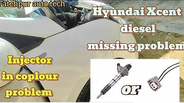 hyundai xcent P0201 P0204 Injector open circuit inspection step by step | xcent missing kar rahi hai
