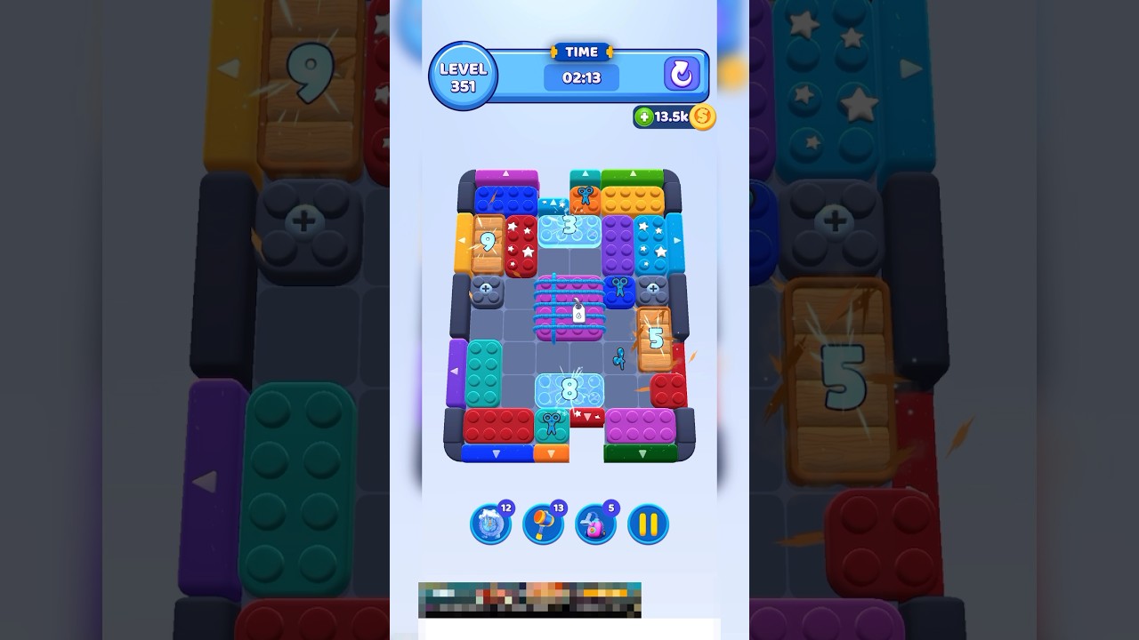 Color Block Jam : Level 351 Solution | Step-by-Step Guide| 