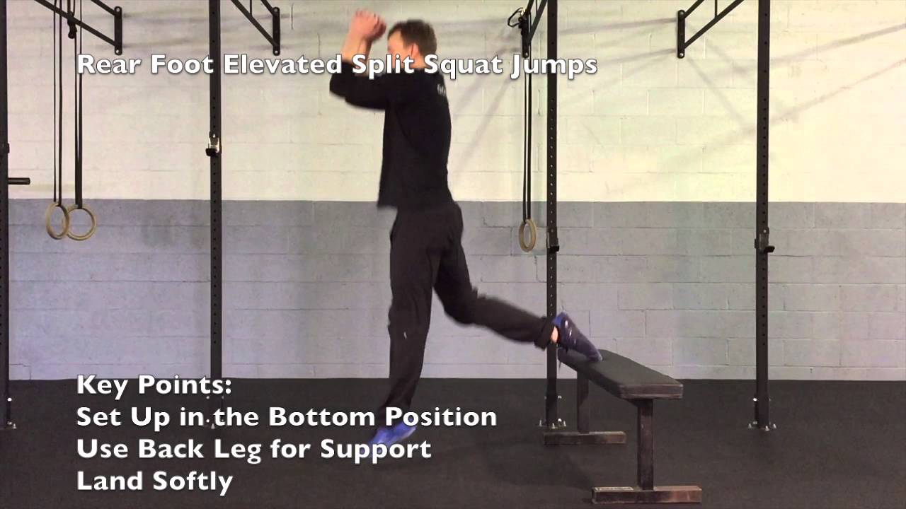 Rear Foot Elevated Split Squat Jumps | Rodu Training ultimate frisbee barranquilla