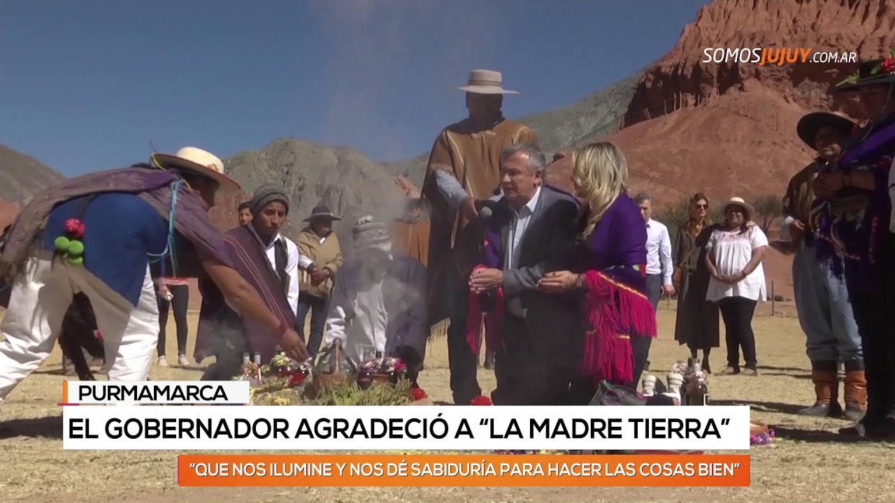 El Gobernador agradeció a “La Madre Tierra” somos de calle remix