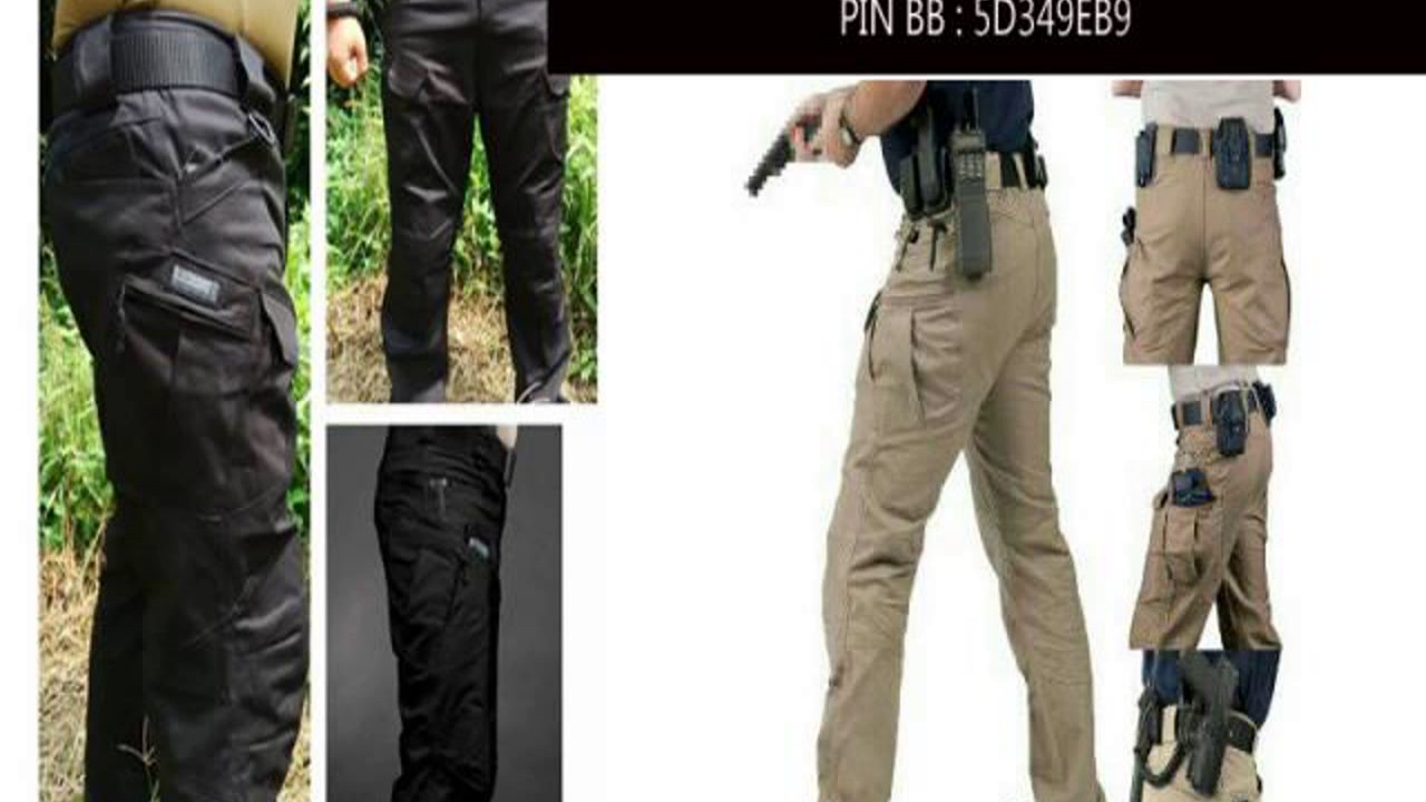 WA 0857 3263 7794 Celana Pdl Brimob  Hitam YouTube