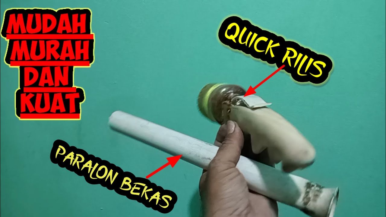 cara bikin quick rilis ketapel ikan mudah dan cepat dari paralon bekas