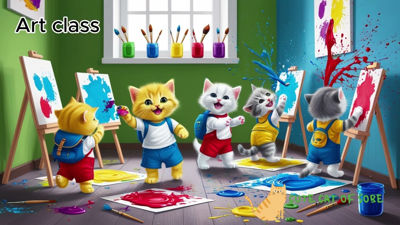 Cute Kitten's First Day of School Compilation: First Day Drama in the Kitten Classroom