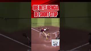 Que inteligencia del short stop👌💪🔥🔥 #mlbb #youtubeshorts #sports #mlb #shortvideo #sports #short