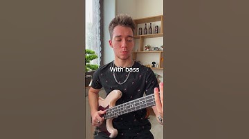 Thumbnail of With bass vs no bass #bassplayer #bass