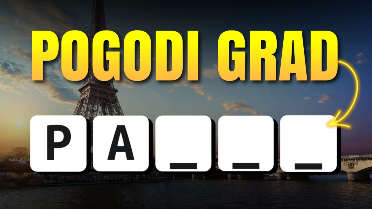 Pogodi GLAVNI GRAD na osnovu prva 2 SLOVA! 🌍 | Pogodi traženu riječ ✅