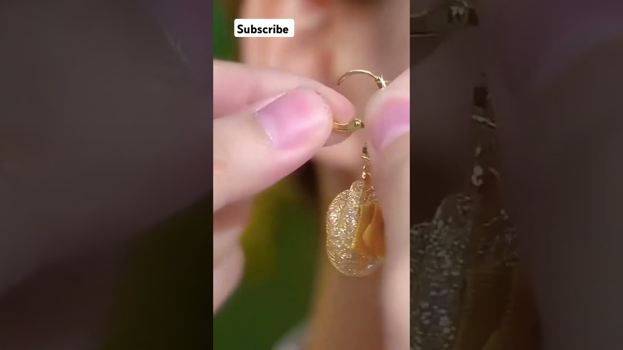 wow 😃korean earring 👉 😲 