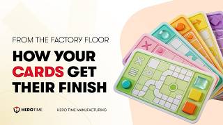 Playing Card Finishing || Lamination Vs Oil Varnish || Lamination Vs Oil Finish @HeroTimeManufacturing