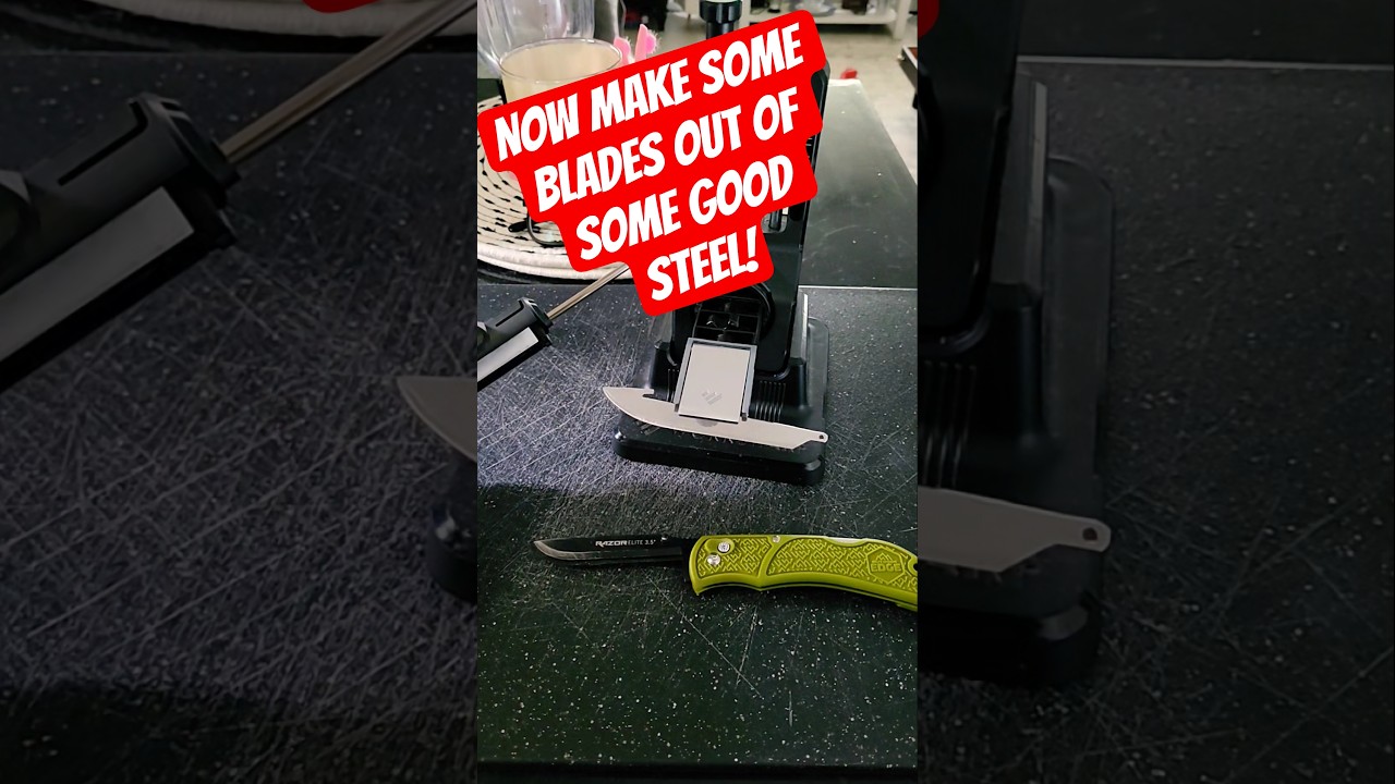 Super quick and easy sharpening of the razor elite knife. 
