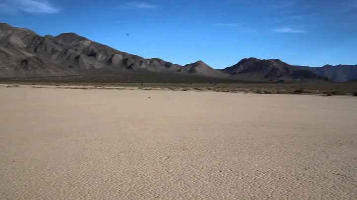 Alone on Racetrack Playa, Death Valley CA
