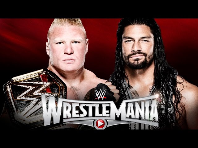 Brock Lesnar vs. Roman Reigns - WrestleMania 31 WWE 2K15 - YouTube