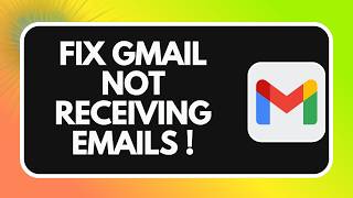 How to Fix Gmail Not Receiving Emails !