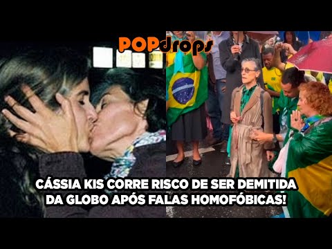 Cássia Kis corre risco de ser demitida da Globo após falas homofóbicas! #PopDrops @PopZoneTV
