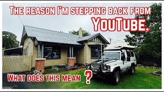 Channel Update | Burnt Out | Stepping Back from Youtube