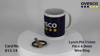 Lynch Pin 11mm Pin x 4.9mm Wire Ring 813.14 Lynch Pin 11mm Pin x 4.9mm Wire Ring 813.14