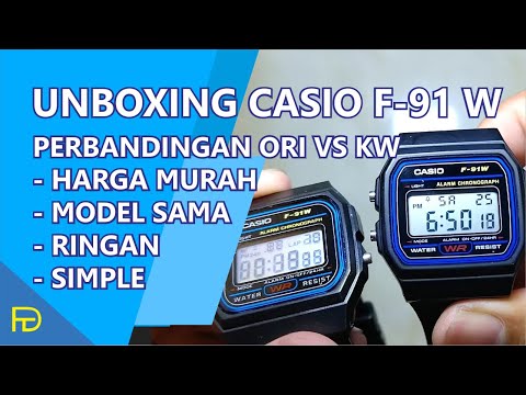 Video: Apakah Casio f91w tahan air?