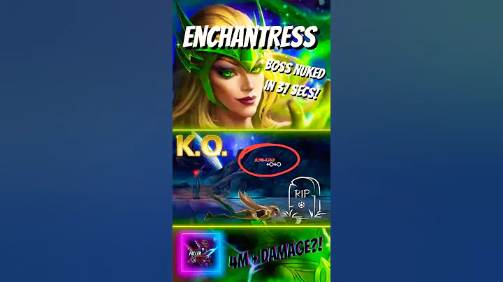 MCOC: 3.3M HP Enchantress War Boss Deleted in 37 Seconds… 🤯