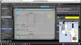 Omron NJ type R robot and PLC IC system