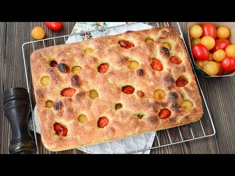 ФОКАЧЧА ☆ Рецепт для ЛЕНИВЫХ;) ☆ Italiana FOCACCIA ricetta