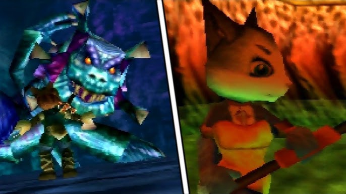 Dinosaur Planet (Nintendo 64 Prototype) vs. Star Fox Adventures (GameCube)