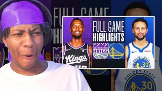 Lvgit Reacts To KINGS at WARRIORS | FULL GAME HIGHLIGHTS | January 25, 2024