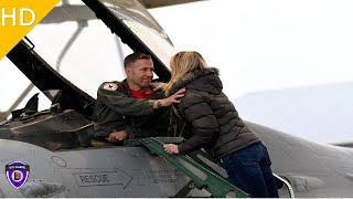U.S. Air Force F-16 Fighter Pilots Prepares For Training • Take off and Launch