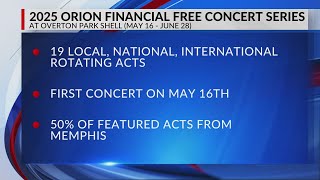 Overton Park Shell reveals free concert series lineup