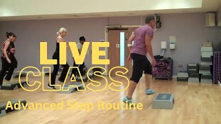 STEP AEROBICS Workout - Final Routine #14 | Live Advanced Step Class | Rebourne Fitness