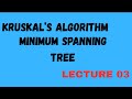  Easy lecture of Kruskal's Algorithm | DSA | Discrete mathematics 