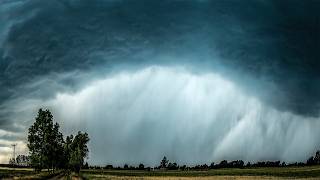 THUNDERSTORM FRONT with DOWNBURST in Saxony and Brandenburg 06/20/2026