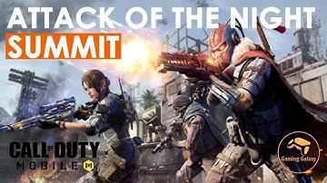 Call of duty mobile | Attack of the Undead - Night Mode | Summit (Night) Map