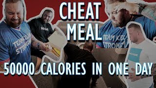 CHEAT MEAL DAY! 50,000 CALORIES! | THE MOUNTAIN