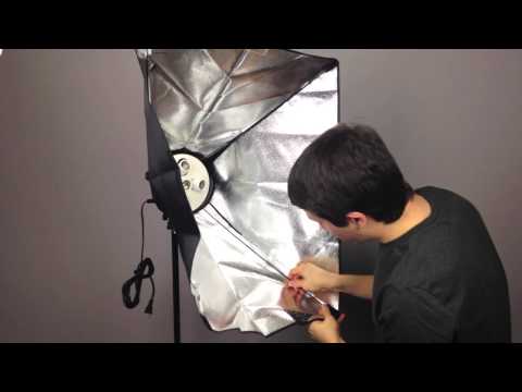 How to Set Up Softbox Lighting Kit (Fancierstudio)