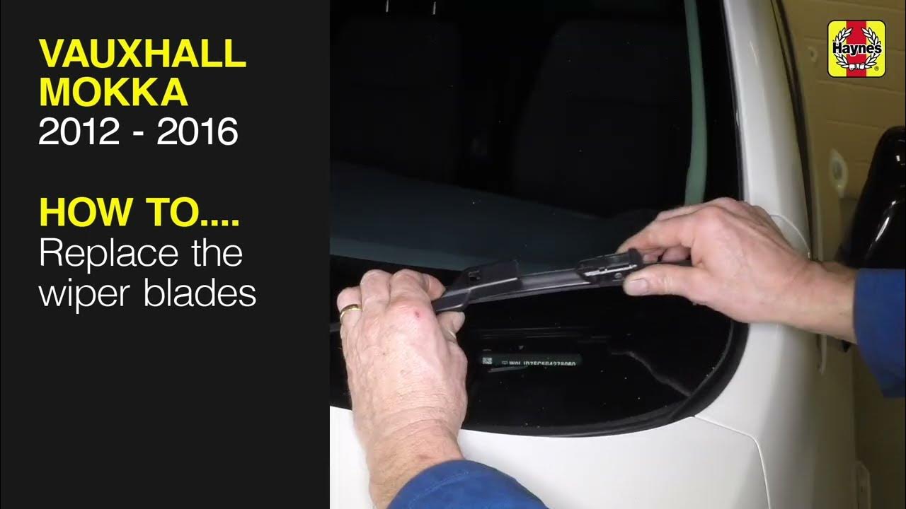 How to Replace the wiper blades Vauxhall Mokka 2012 to 2016 YouTube